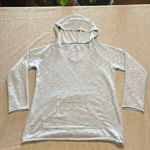 Calvin Klein Performance Heather gray long sleeve hoodie. Size Medium